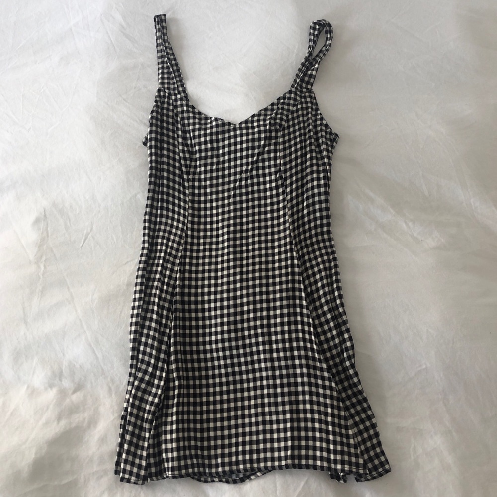 Reformation Gingham Mini Dress